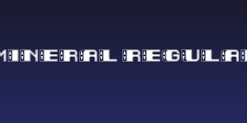 Mineral Regular Social Header