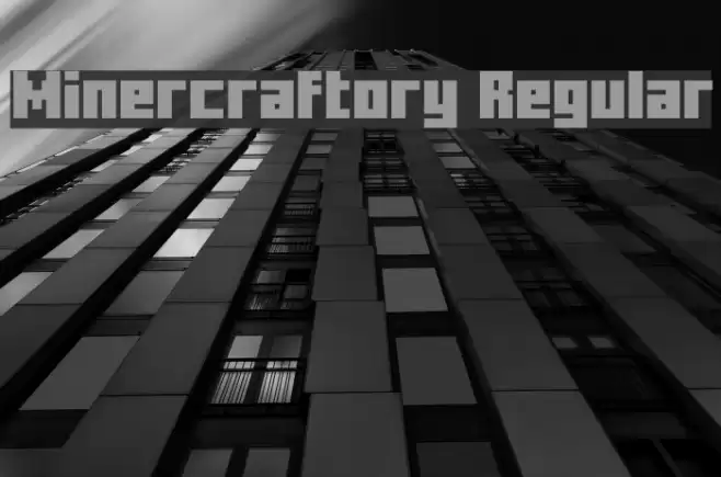 Minercraftory Regular Font examples