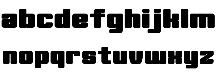 Minerva Bold Font LOWERCASE
