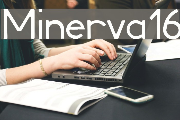 Minerva16 Font examples