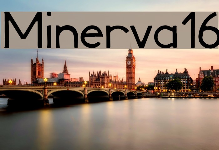 Minerva16 Font examples