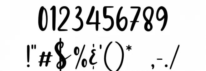 Minescript Font OTHER CHARS