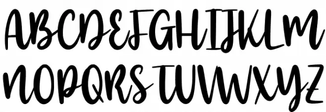 Minescript Schriftart Groß