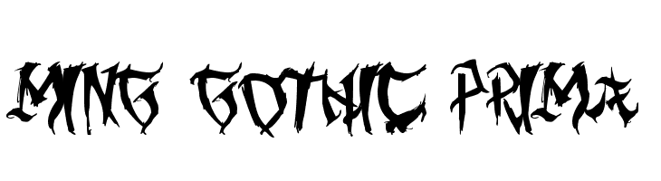 Ming Gothic Prima Font