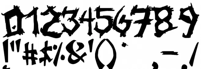 Ming Gothic Prima Font OTHER CHARS