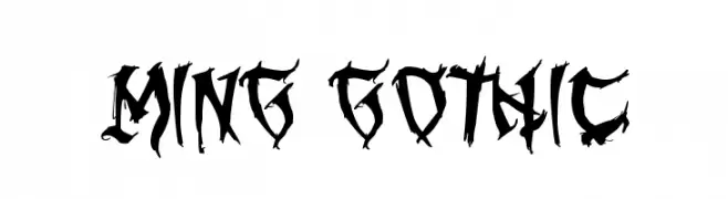 Ming Gothic  Frei Schriftart Herunterladen