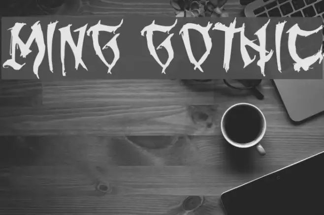 Ming Gothic Example 1