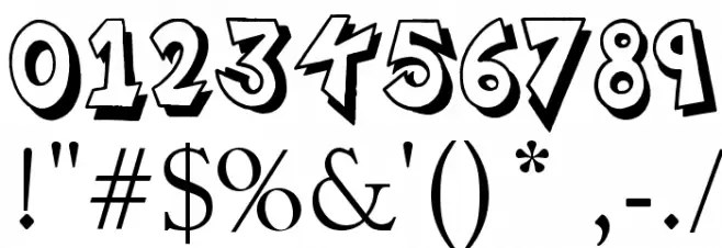 Ming in Bling Font OTHER CHARS