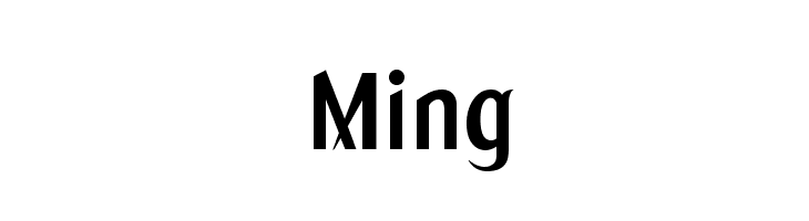 Ming  Fuentes Gratis Descargar