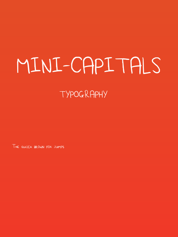 Mini-Capitals Poster