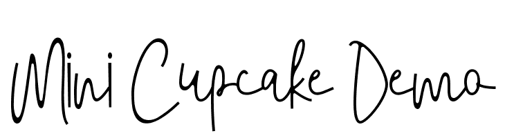 Mini Cupcake Demo  Free Fonts Download