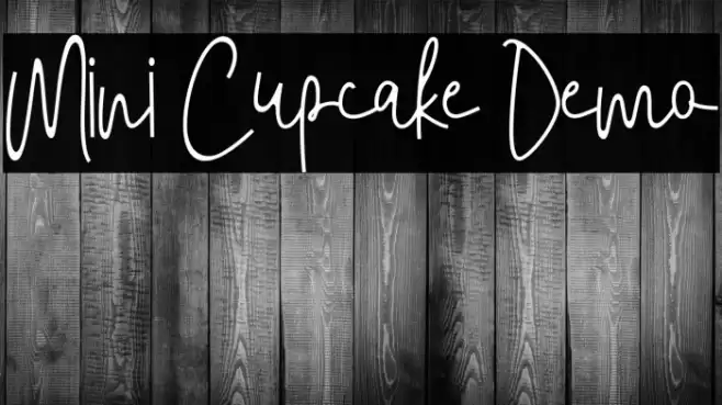 Mini Cupcake Demo Font examples