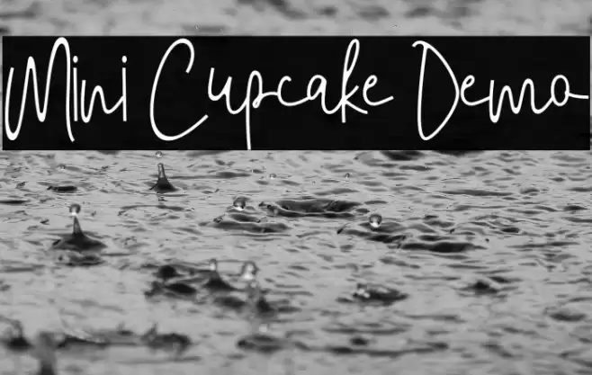 Mini Cupcake Demo Font examples