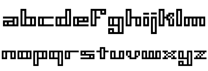 Mini Kaliber O TT -BRK- Font LOWERCASE