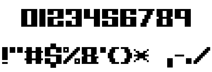 Mini Kaliber S TT -BRK- Font OTHER CHARS
