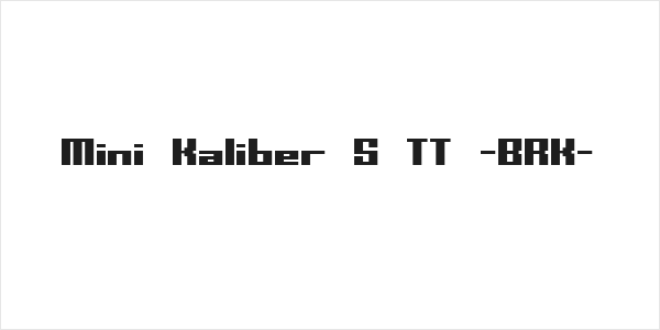 Mini Kaliber S TT -BRK- Logo