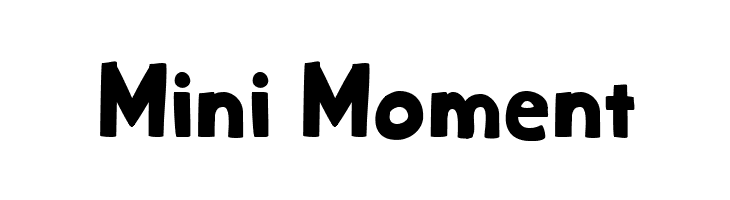 Mini Moment Font