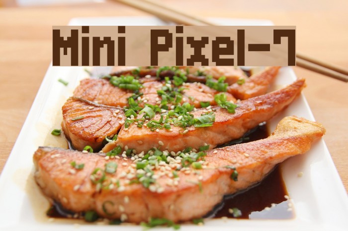 Mini Pixel-7 Шрифта examples