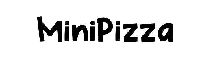 Mini Pizza  フリーフォントのダウンロード
