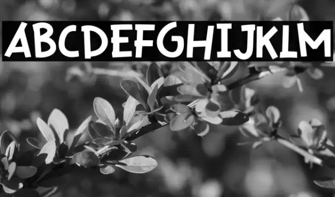 Mini Pizza Font examples