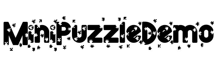 Mini Puzzle Demo  免费字体下载