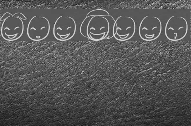 Mini Smile Font examples