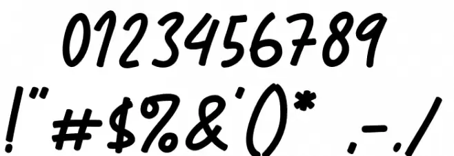 Mini Story Bold Font OTHER CHARS