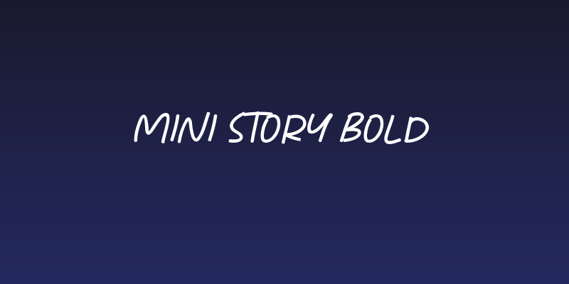 Mini Story Bold Social Header