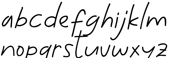Mini Story Font LOWERCASE