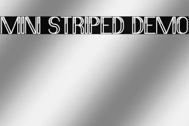 Mini Striped Demo Example 1