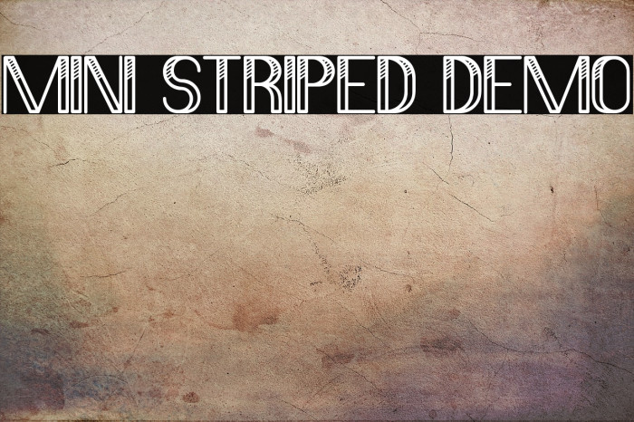 Mini Striped Demo Example 2