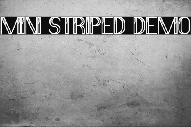 Mini Striped Demo Example 2