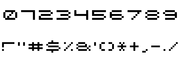 MiniBet Font OTHER CHARS