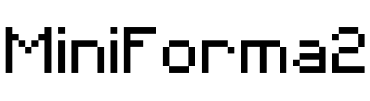 MiniForma2  免费字体下载