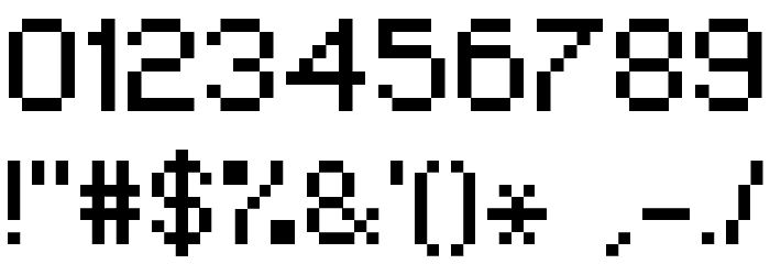 MiniForma2 Font OTHER CHARS