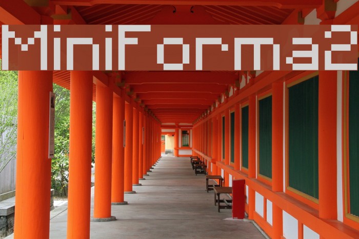 MiniForma2 Font examples