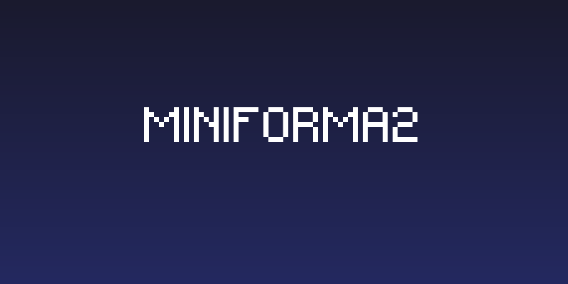 MiniForma2 Social Header