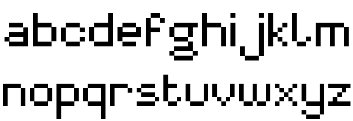 MiniForma2 Font LOWERCASE