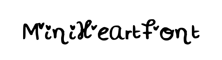 MiniHeartFont  Скачать бесплатные шрифты
