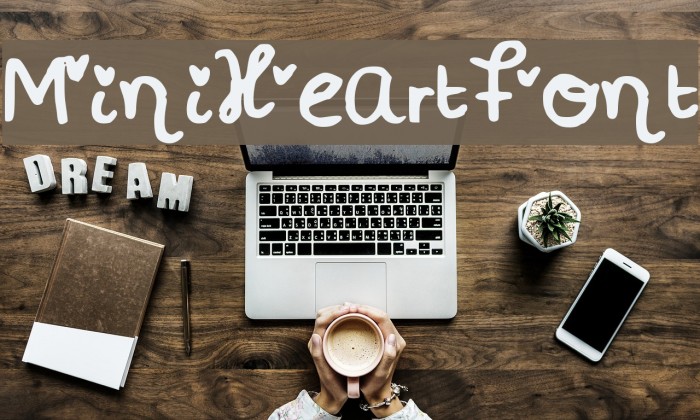 MiniHeartFont Font examples