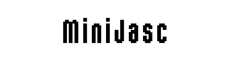 MiniJasc  Frei Schriftart Herunterladen