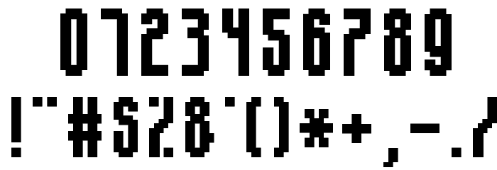 MiniJasc Font OTHER CHARS