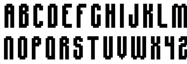 MiniJasc Schriftart Groß