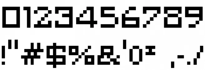MiniKongo フォント その他の文字