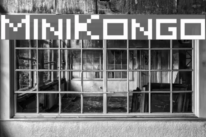 MiniKongo フォント examples