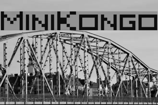 MiniKongo フォント examples