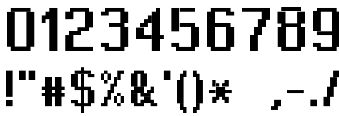 MiniMasa Font OTHER CHARS