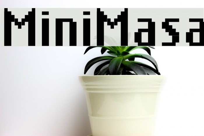 MiniMasa Font examples