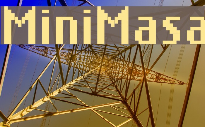MiniMasa Font examples