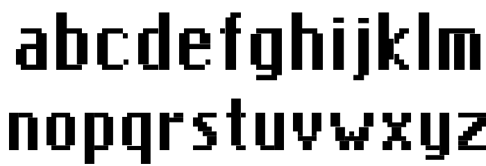 MiniMasa Font LOWERCASE